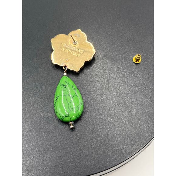 Mignonne Gavigan Green Paloma Jasper Semi-Precious Stone Pearl
Earrings *Single - Picture 6 of 8